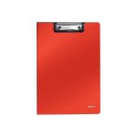 Leitz solid porte blocs avec fermeture a4 pour 75 feuilles rouge clair