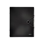 Leitz trieur solid a4 pp 12 compartiments avec 3 rabats et elastique noir