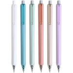 Letnerny - lot de 12 stylos a bille rtractables, pointe fine de 0, 5 mm, encre noire, encre gel, ecriture ...