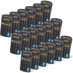Letnerny - lot de 20 calculatrices de poche, calculatrices de base a 4 fonctions, mini calculatrices ...