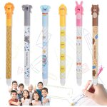 Letnerny - 6 pices stylo a bille effaabl, stylo gel effaables pointe 0, 5 mm, stylos a bille pour ...