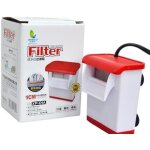 Letnerny - filtre interne pour aquarium - 90 l / h - filtre a faible cascade - pompe de nettoyage submersible ...