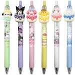 Letnerny - kurromi lot de 6 stylos a encre gel kurromi kawaii kurromi