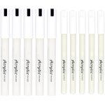 Letnerny - stylo marqueur blanc indelebile, 8 stylo blanc pour verre, ardo , metal, bois, galets, pneus ...