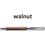 Letnerny - walnut stylo roller avec bote en bois elgante compatible avec la recharge allemande