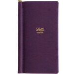 Letts carnet d'adresses legacy - slim - purple
