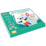 Mes lettres aimant�es pour apprendre a lire - coffret de lecture avec 1 tableau magn�tique - 1 livret ...