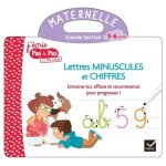 Lettres minuscules et chiffres - livre ardoise avec un feutre effa�able