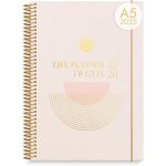Life planner rose 2025 / 2026, agenda a5 a spirales ¿ organiseur compact & elégant, planning scolaire ... Life planner rose 2025 / 2026, agenda a5 a spirales ¿ organiseur compact & elégant, planning scolaire ...