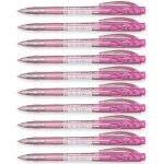 Liner - stylo a bille rétractable - fine - lot de 10 (rose) Liner - stylo a bille rétractable - fine - lot de 10 (rose)