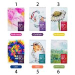 Livre de croquis de la bobine mont marte, carnet de peinture vierge, simple, peint a la main, graffiti, ...