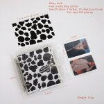 Livre de rangement de photos en forme de vache, 25 feuilles, 3 / 4 / 5 / 6 pouces, carte d'identit� bancaire, ...