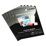 Lmg lmga4?250?25 pochettes de plastification a4, 216 x 303 mm, 2 x 250 microns, lot de 25