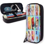 Looney tunes lazy trousse de maquillage portable avec cordon de serrage pour femme et fille