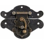 Loquets de verrouillage vintage antiques en relief avec vis pour armoire d�corative, armoire, bo�te a ...