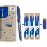 Lot de 1 frixion ball 07 plus 3 sets de 3 recharges plus 1 gomme, stylo effaable a encre thermosensible, ...