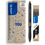 Lot de 1 frixion ball 07 plus + 1 set de 3 recharges - stylo roller effaçable - stylo rétractable et ... Lot de 1 frixion ball 07 plus + 1 set de 3 recharges - stylo roller effaçable - stylo rétractable et ...