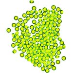 Lot de 10 0000 strass en acrylique transparent pour centre de table, dcoration de table, fte d'anniversaire, ...