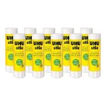 Lot de 10 b�tons de colle blanche uhu 8, 2g