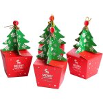 Lot de 10 bo�tes a cupcakes de no�l, coffrets cadeaux, sacs cadeaux, d�corations pour sapin de no�l, ...