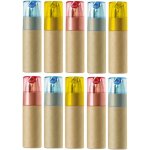 Lot de 10 crayons de couleur avec taille - crayon pour enfant, mariage, restaurant, f�te, anniversaire ...