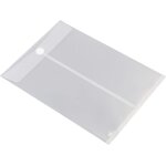 Lot de 10 enveloppe porte - document, taille a4, pochette porte document avec fermeture auto - agrippante, ...