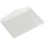 Lot de 10 enveloppes porte - document, taille a5, pochette porte document avec fermeture auto - agrippante, ...