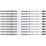 Lot de 10 mines d'encre indlbile express 775 pour stylos a bille, pointe mdium (noir)