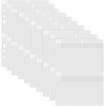 Lot de 10 pochettes de classeur avec pochettes en forme d'arbre - format a5 - 6 trous - pour le rangement ...