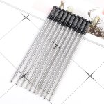 Lot de 10 recharges d'encre noire pour stylos a bille cross 11, 5 cm pour roller cross 8513 Lot de 10 recharges d'encre noire pour stylos a bille cross 11, 5 cm pour roller cross 8513