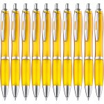 Lot de 10 stylos a bille ergonomiques de suprieure, stylo a bille antidrapant pour une ecriture facile ...