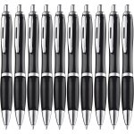 Lot de 10 stylos a bille ergonomiques de qualit� sup�rieure, stylo a bille antid�rapant pour une ecriture ...