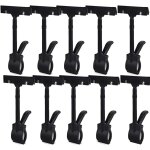 Lot de 10 supports rotatifs en plastique pour panneau de marchandise