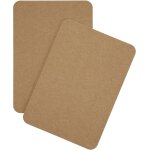 Lot de 100 cartes vierges format a5, avec coins arrondis, pour bricolage et bricolage, 300 g / m, carton ...