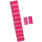 Lot de 100 etiquettes de s�curit� inviolables 2, 5 x 5, 1 cm rouge sans transfert sans dommage pour les ...