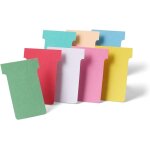 Lot de 100 fiches t pour planning, indice 4, jaune