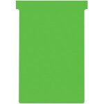 Lot de 100 fiches t pour planning, indice 4, vert, 2004005