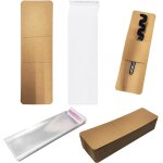 Lot de 100 marque - pages en papier kraft avec 100 sacs d'emballage transparents, lot de marque - pages ... Lot de 100 marque - pages en papier kraft avec 100 sacs d'emballage transparents, lot de marque - pages ...