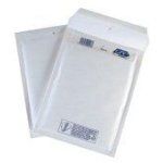 Lot de 100 pochettes (enveloppes) a bulles format b / 2 : 110 x 215 mm en blanc