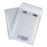 Lot de 100 pochettes (enveloppes) a bulles format j / 9 : 290 x 445 mm en blanc