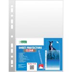 Lot de 100 pochettes perfores a4 en plastique - pochettes pour documents 60 ?m / mic / micron - epaisseur ...