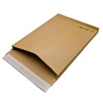 Lot de 100 pochettes a soufflets 30 mm 26 : 275 x 365 mm kraft 120 gr