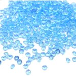 Lot de 1000 cristaux de diamant dcoratifs en acrylique - 4 mm - paillettes - dcoration de table - cristaux ...
