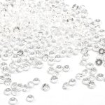 Lot de 1000 cristaux de diamant dcoratifs en acrylique de 4 mm - paillettes - dcoration de table - ...