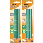 Lot de 12 crayons de bois a papier bic evolution hb n2