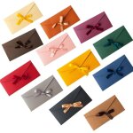 Lot de 12 enveloppes pour cartes colores petites, 11 x 22 cm enveloppes lettres colores, enveloppe ...