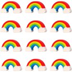 Lot 12 gomme gommes colore�es pour enfant 2b douce crayon pour papeterie et fourniture bureau et scolaire ...