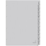 Lot de 12 intercalaires en carton recyclé gris fsc 180 g / m a4 jan - dec Lot de 12 intercalaires en carton recyclé gris fsc 180 g / m a4 jan - dec