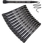 Lot de 12 marqueurs pour tableau blanc - eponge noire - magn�tique - effa�able a sec - pointe ronde de ...