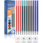 Lot de 12 recharges effa�ables pour legami, encre thermo - sensible, encre effa�able, recharges de stylo ...